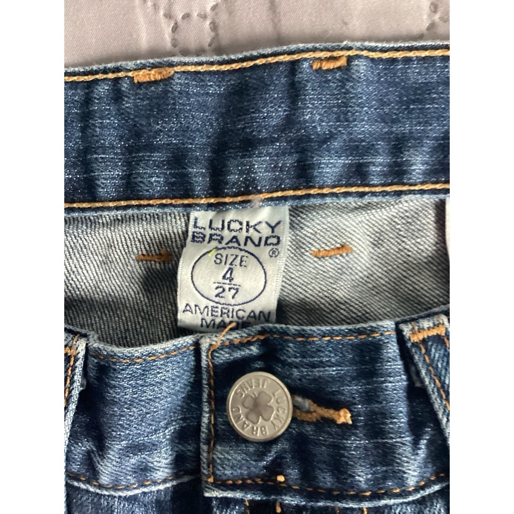 Lucky Brand Women Bermuda‎ Lucky Brand Jean Shorts Size 4/27 - Picture 2 of 13